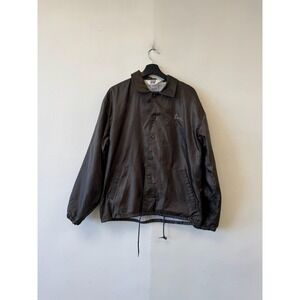Vintage New Star Jacket Mens Medium Brown Loyola University Coach Windbreaker‎